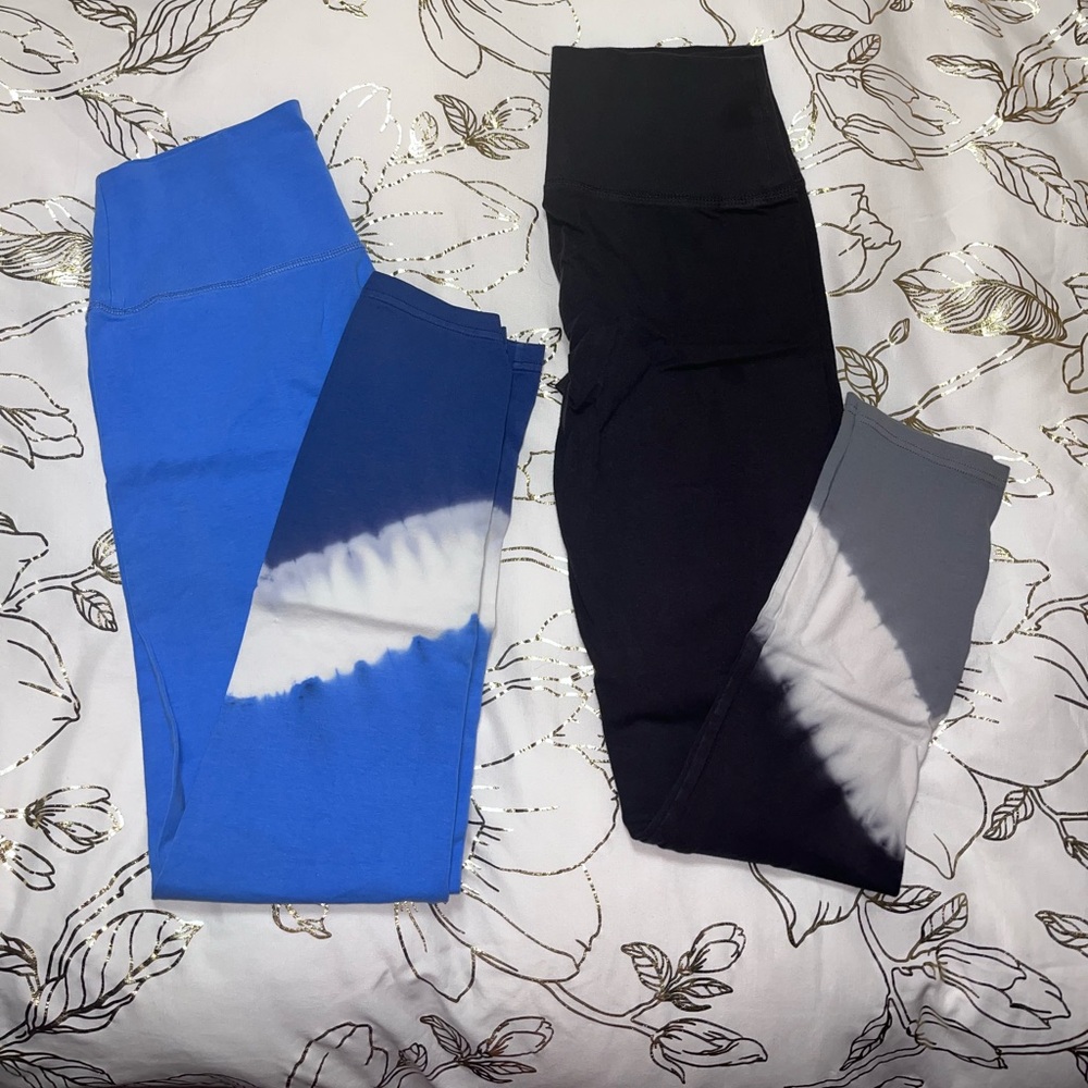 2-pair Aerie Leggings Tye dye